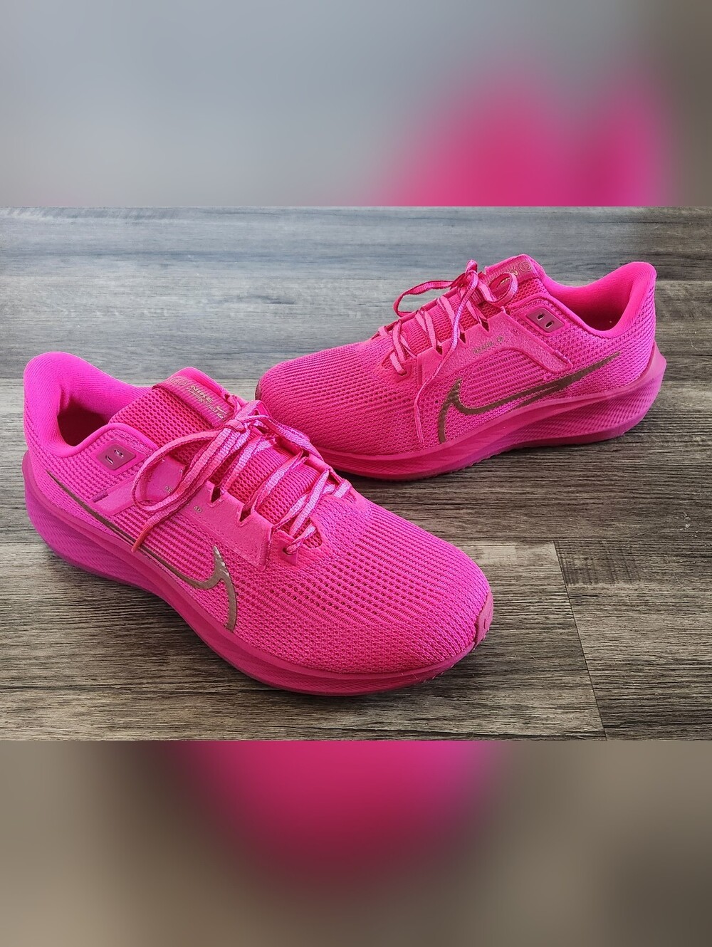 **BRAND NEW RARE HTF** Nike Air Zoom Pegasus 40 Sz 9.5 Fierce Pink Running Shoe